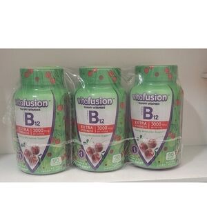 3 Pack Vitafusion B12 Extra Strength Gummy Vitamins 3000 Mg- Exp 5/2026 SEALED